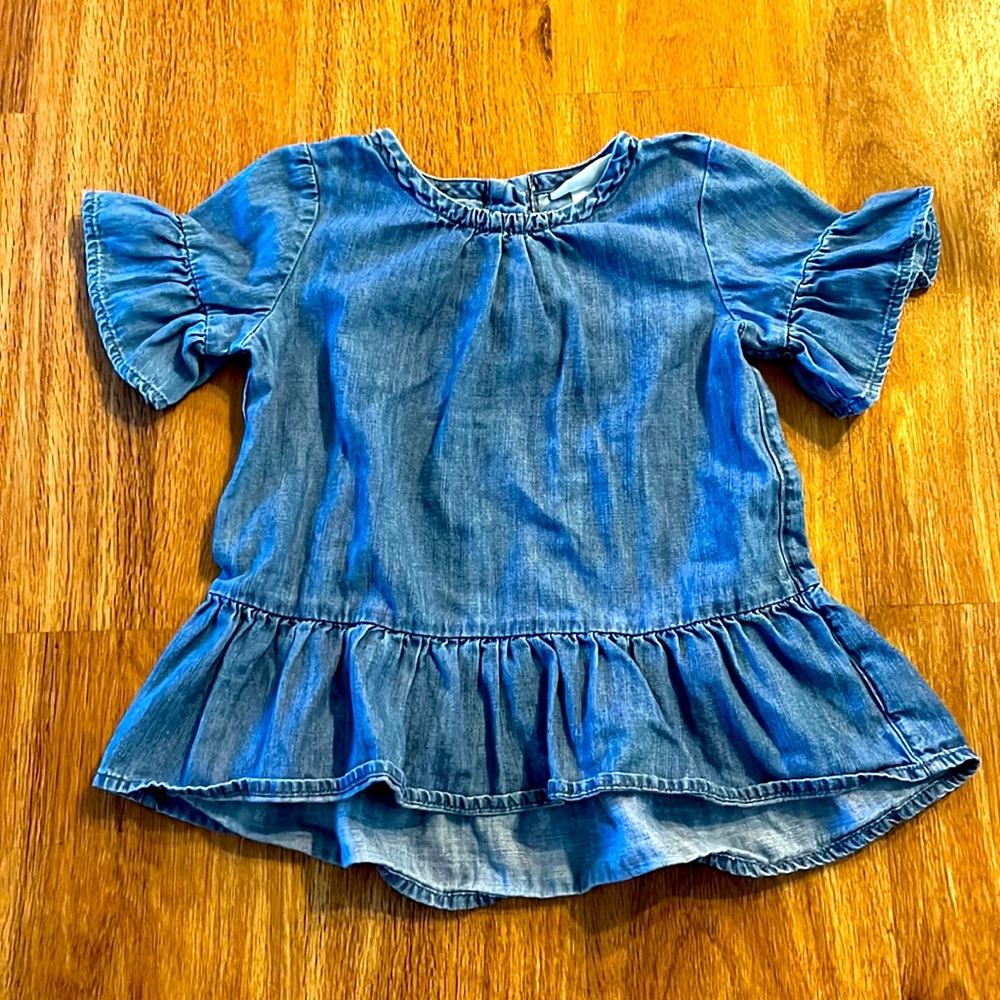 Cat & Jack girls denim tunic
